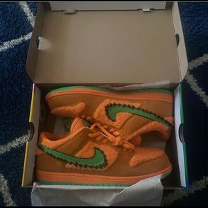 Grateful Orange dead bear Nike dunk sb